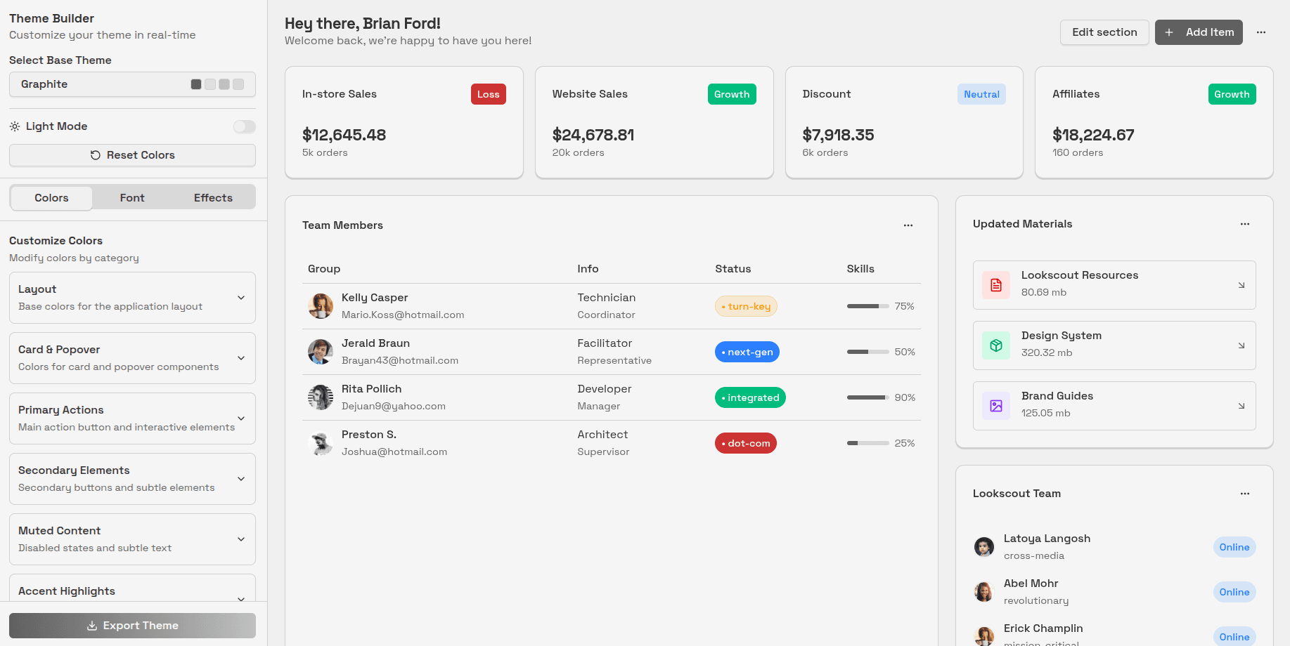 Dethema - Constructor de Temas Shadcn